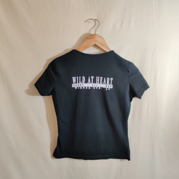 SONAR Black Multicolored Short Sleeve Graphic Print "Wild At Heart" Berlin Tee M - Picture 6 of 11